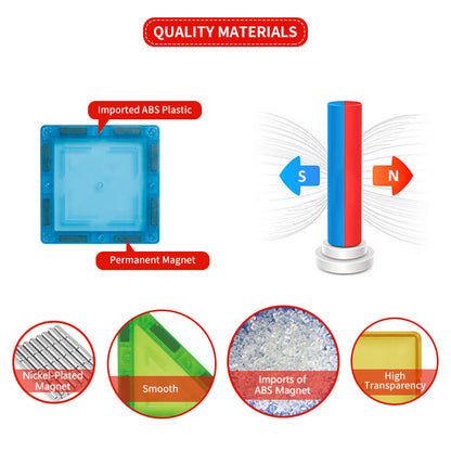 Magnetic Tiles Building 46Pcs