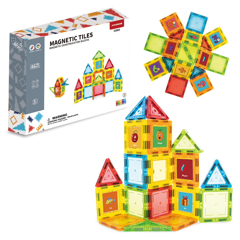 Magnetic Tiles Building 46Pcs
