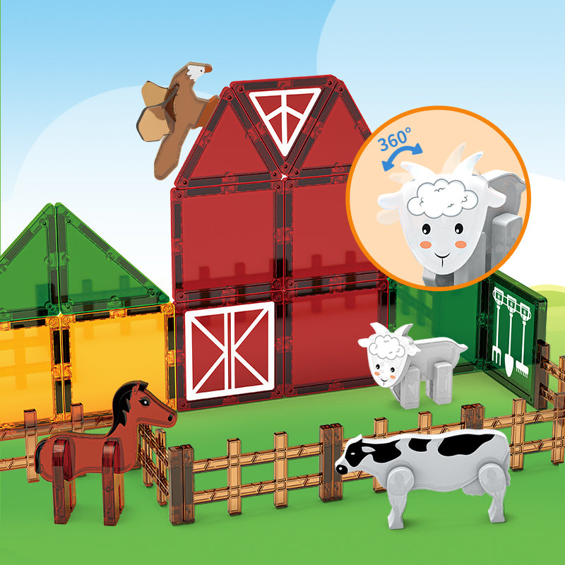 Magnetic Tiles Farm 26Pcs