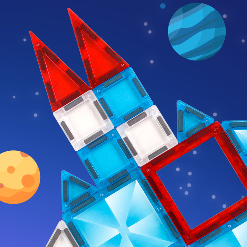 Windows art Magnetic Tiles Space 90Pcs