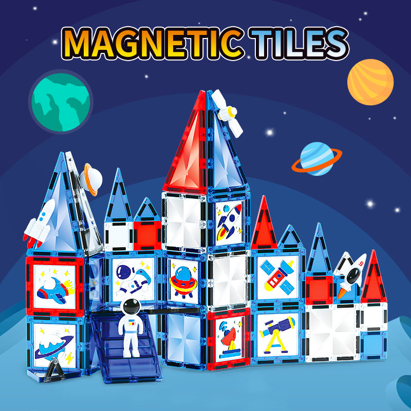 Windows art Magnetic Tiles Space 90Pcs