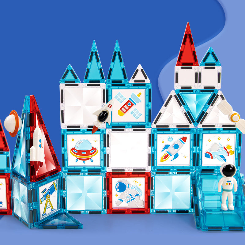 Windows art Magnetic Tiles Space 90Pcs