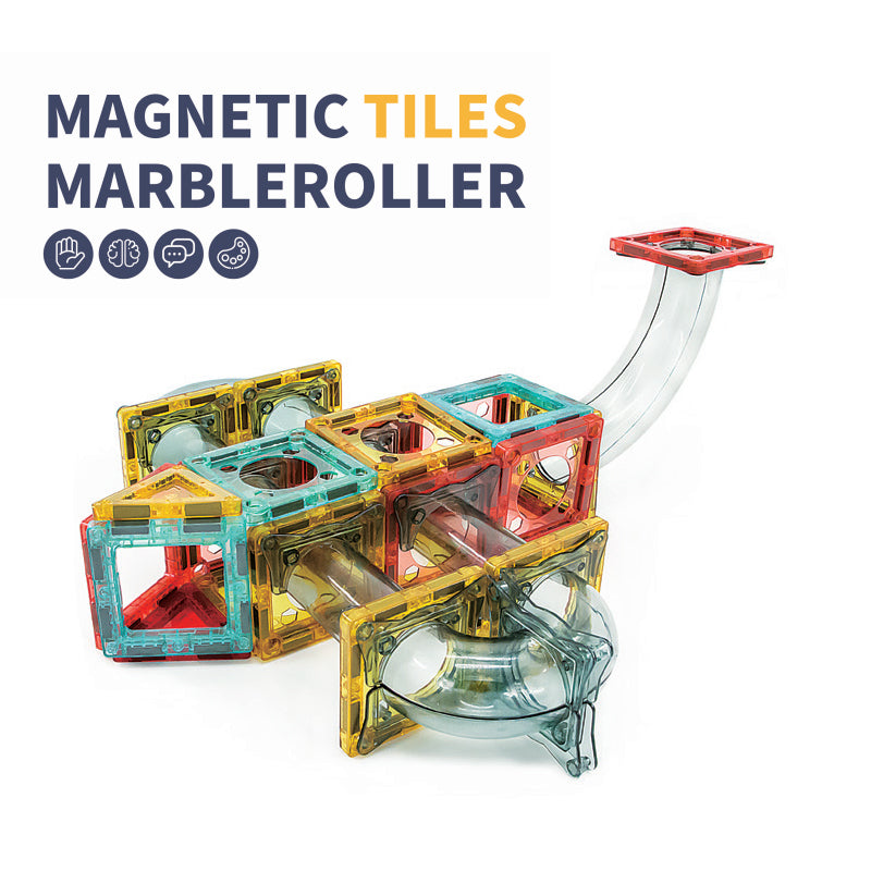 Magnetic Tiles  Marble Roller 72Pcs